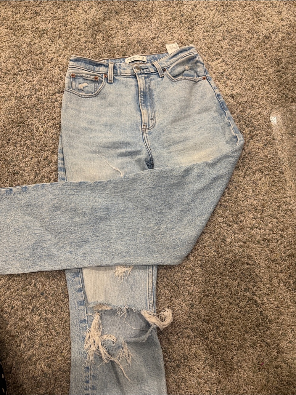Abercrombie and Fitch 90’s straight ultra high rise jeans - Picture 2 of 5